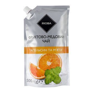 Чай Rioba Апельсин та м'ята фруктово-медовий 500 г 33 фото